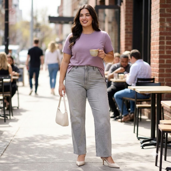 PLUS SIZE WOMEN’S SOLID TSHIRT | XL-7XL