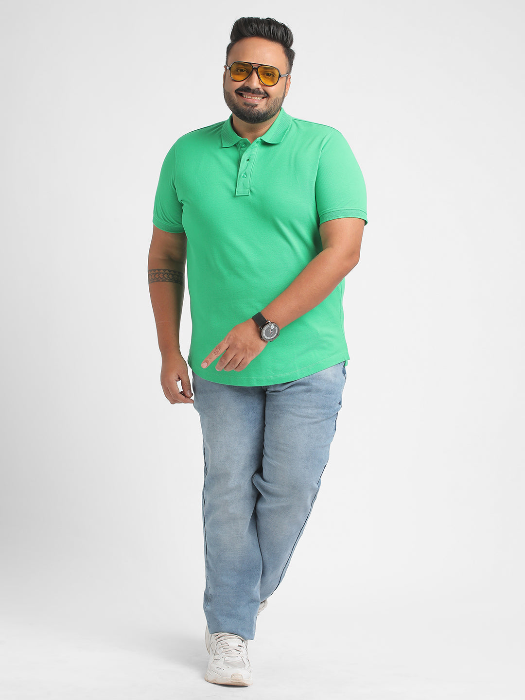 PLUS SIZE MEN RELAXED MUST HAVE POLO T-SHIRTS | XL-7XL