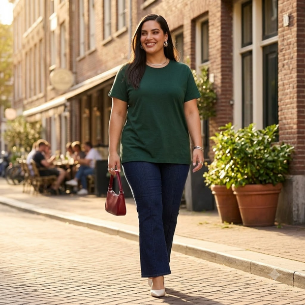 PLUS SIZE WOMEN’S SOLID TSHIRT | XL-7XL