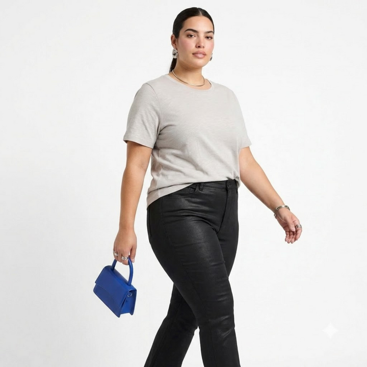 PLUS SIZE WOMEN’S SOLID TSHIRT | XL-7XL