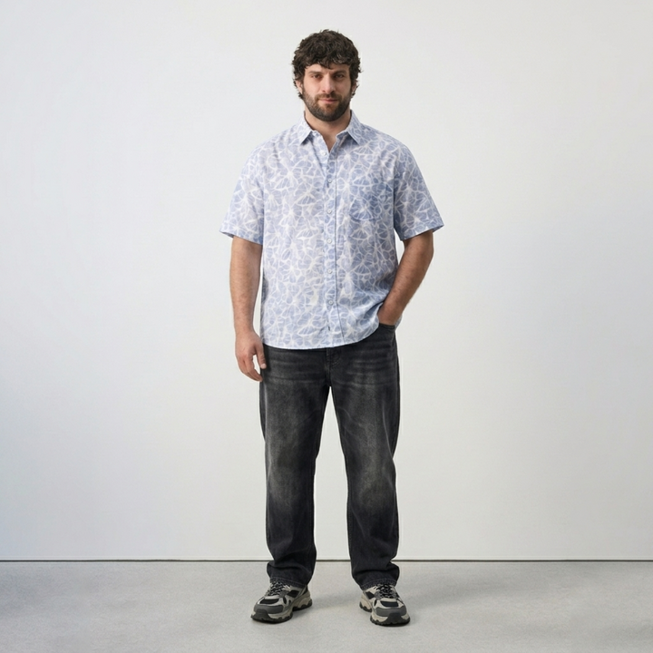 PLUS SIZE MEN’S PRINTED SHIRT | XL-7XL