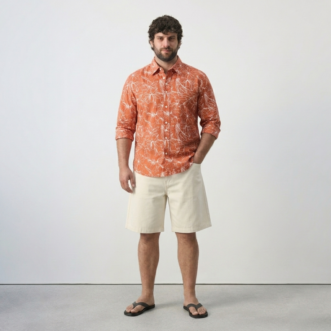 PLUS SIZE MEN’S PRINTED SHIRT | XL-7XL