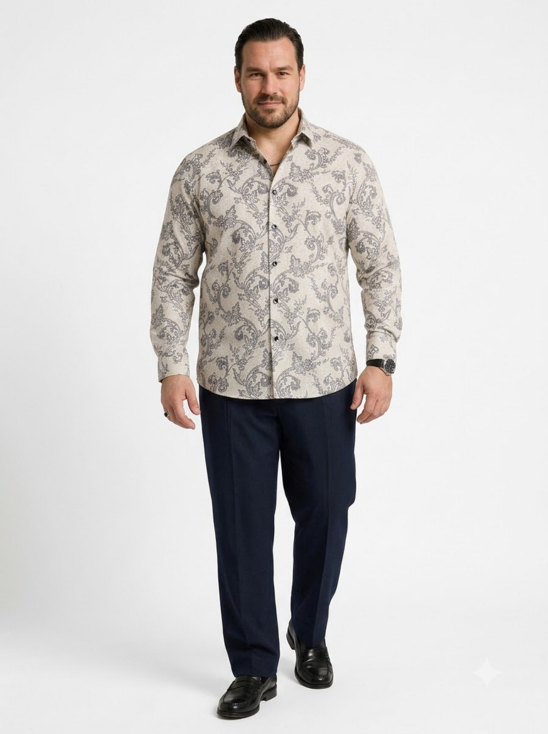 PLUS SIZE PRINTED SHIRT FOR MEN | XL-7XL