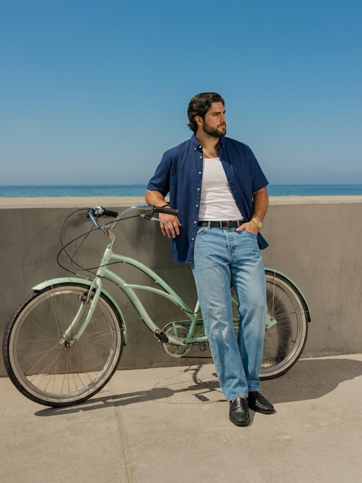 PLUS SIZE MEN SOLID  SHIRT| XL-7XL