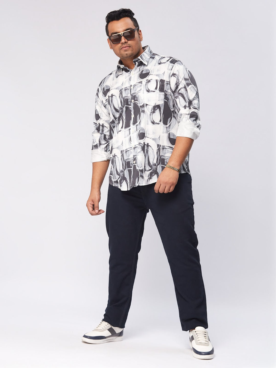 Dark Wash Cotton Stretch Jeans