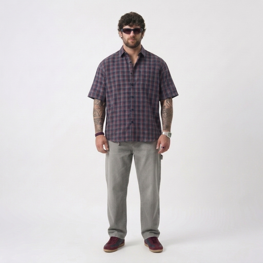BIG HELLO - THE PLUS LIFE-Men Relaxed Must Have Shirts