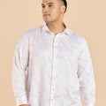 Plus Size Bold Block Print Tencel Shirt | XL-7XL
