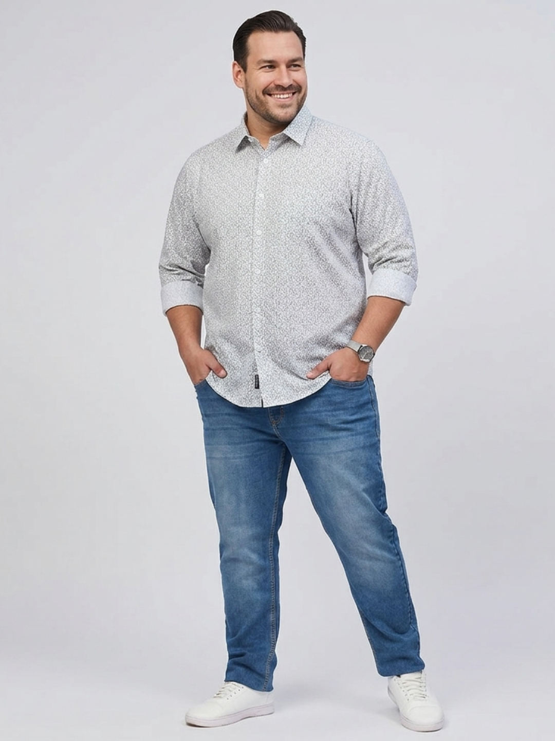 PLUS SIZE PRINTED SHIRT FOR MEN | XL-7XL