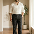 PLUS SIZE MEN LINEN PULL ON PANT | XL-7XL
