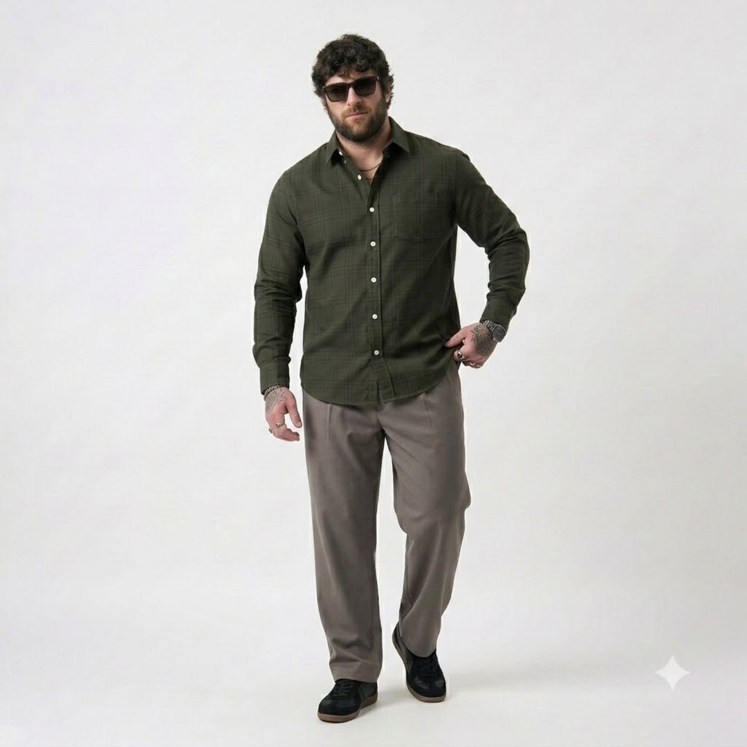 PLUS SIZE CHECK SHIRT FOR MEN | XL-7XL
