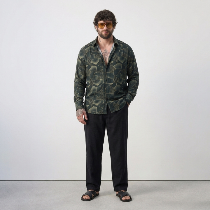 PLUS SIZE MEN’S PRINTED SHIRT | XL-7XL