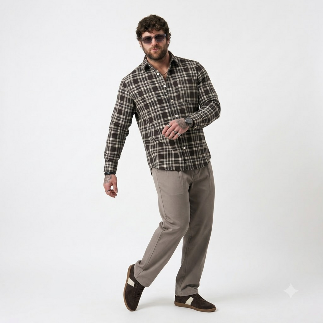 PLUS SIZE CHECK SHIRT FOR MEN | XL-7XL