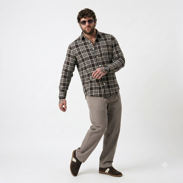 PLUS SIZE CHECK SHIRT FOR MEN | XL-7XL