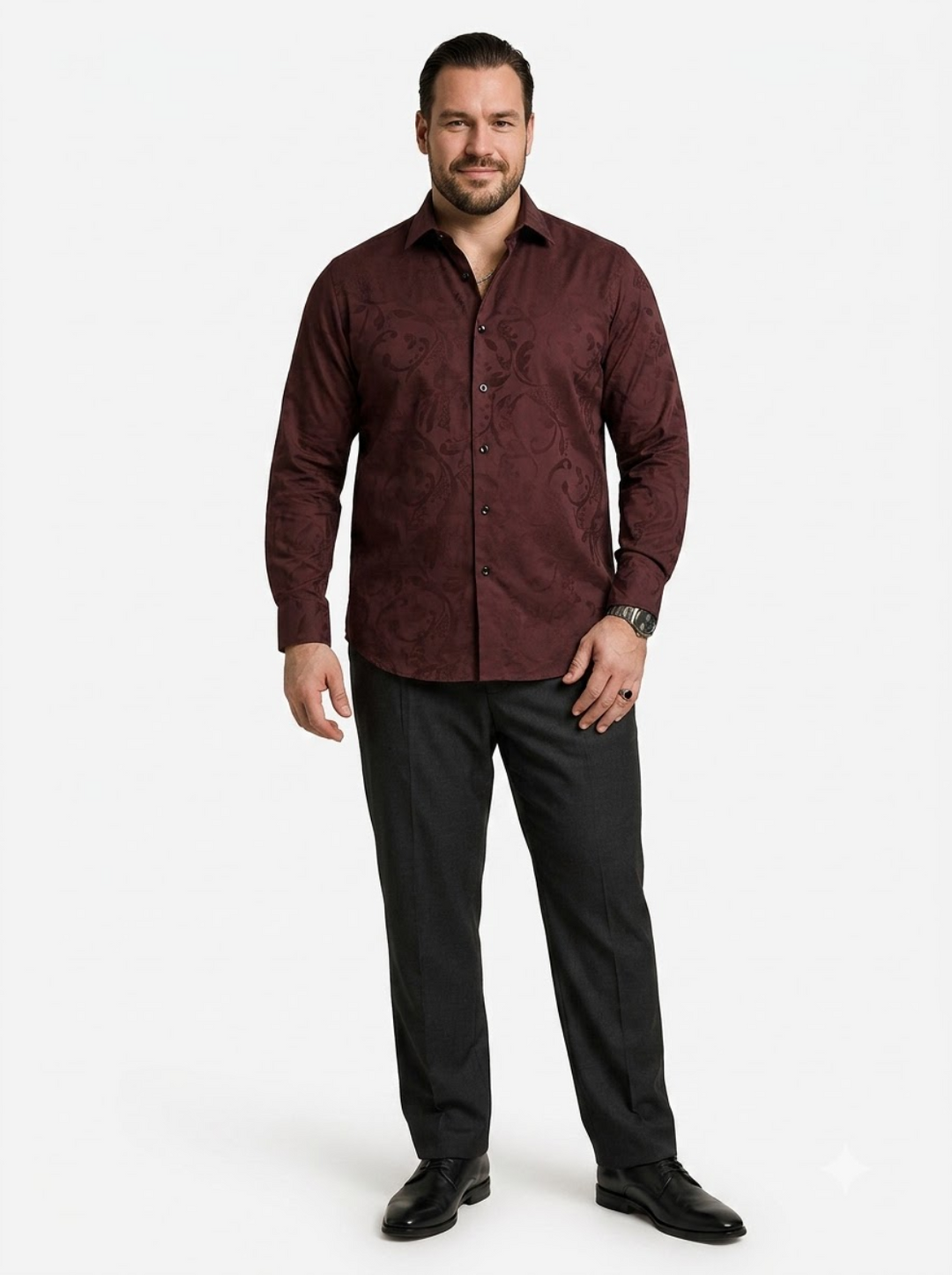 PLUS SIZE JACQURD SHIRT FOR MEN | XL-7XL
