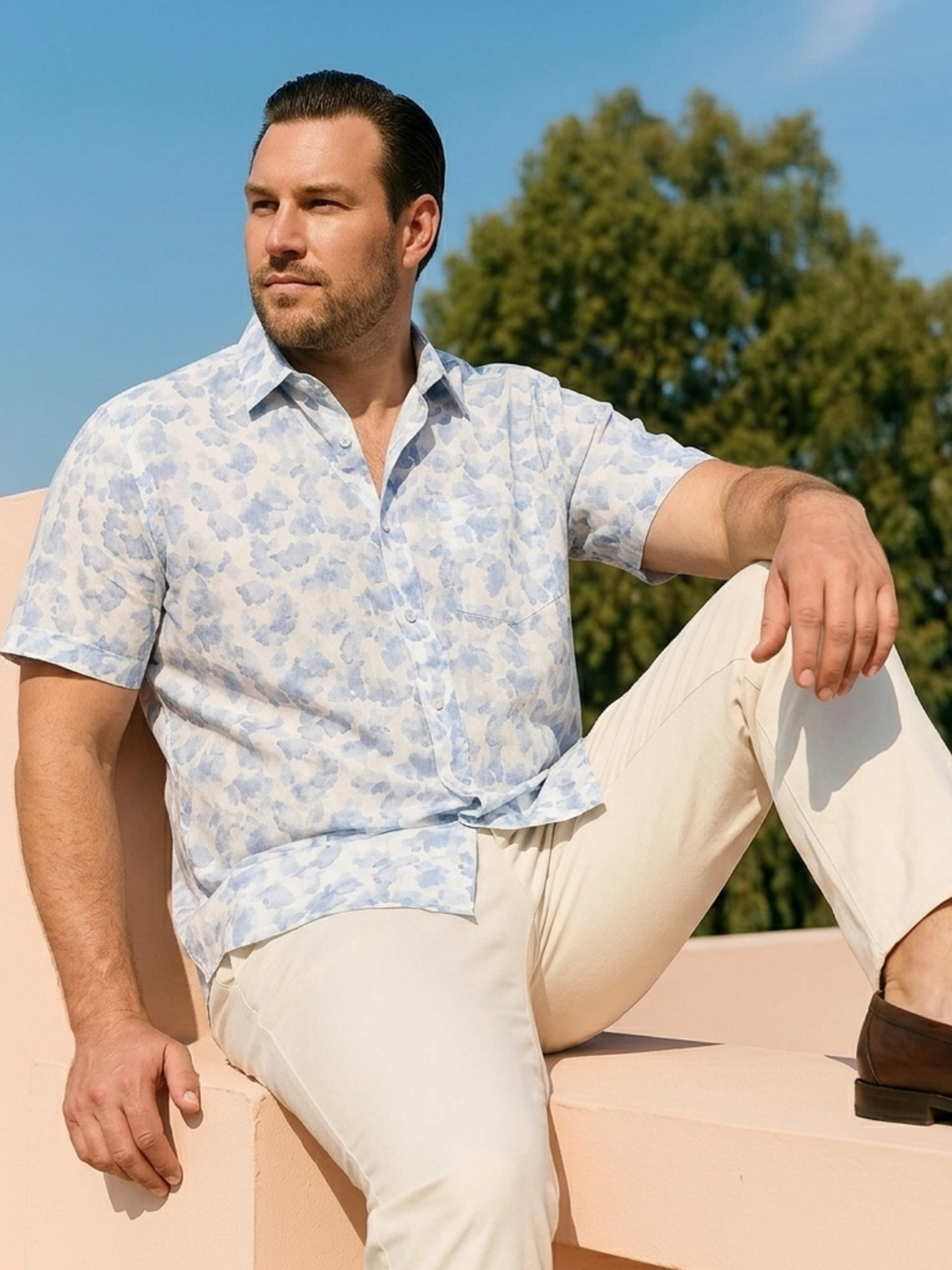 PLUS SIZE PRINTED SHIRT FOR MEN | XL-7XL