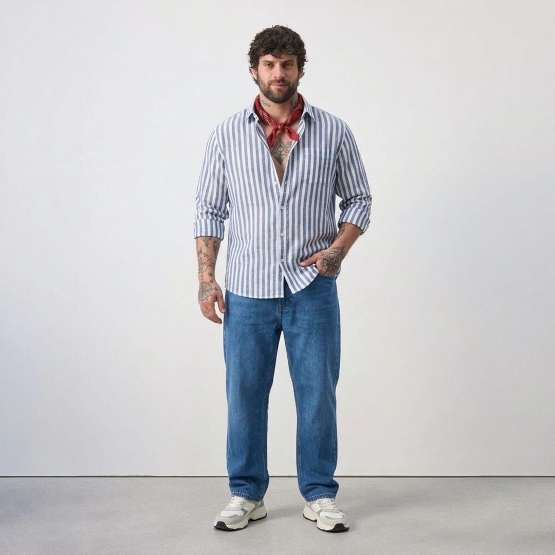 BIG HELLO - THE PLUS LIFE-Men Hangout Collection Shirts