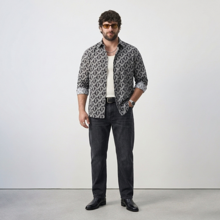 PLUS SIZE MEN’S PRINTED SHIRT | XL-7XL