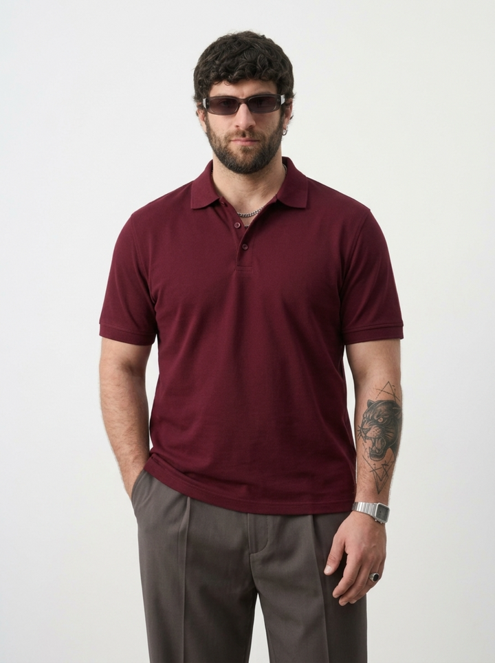 PLUS SIZE MEN SMART POLO | XL-7XL