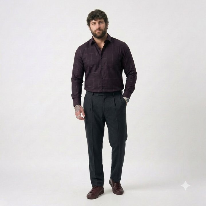 PLUS SIZE CHECK SHIRT FOR MEN | XL-7XL