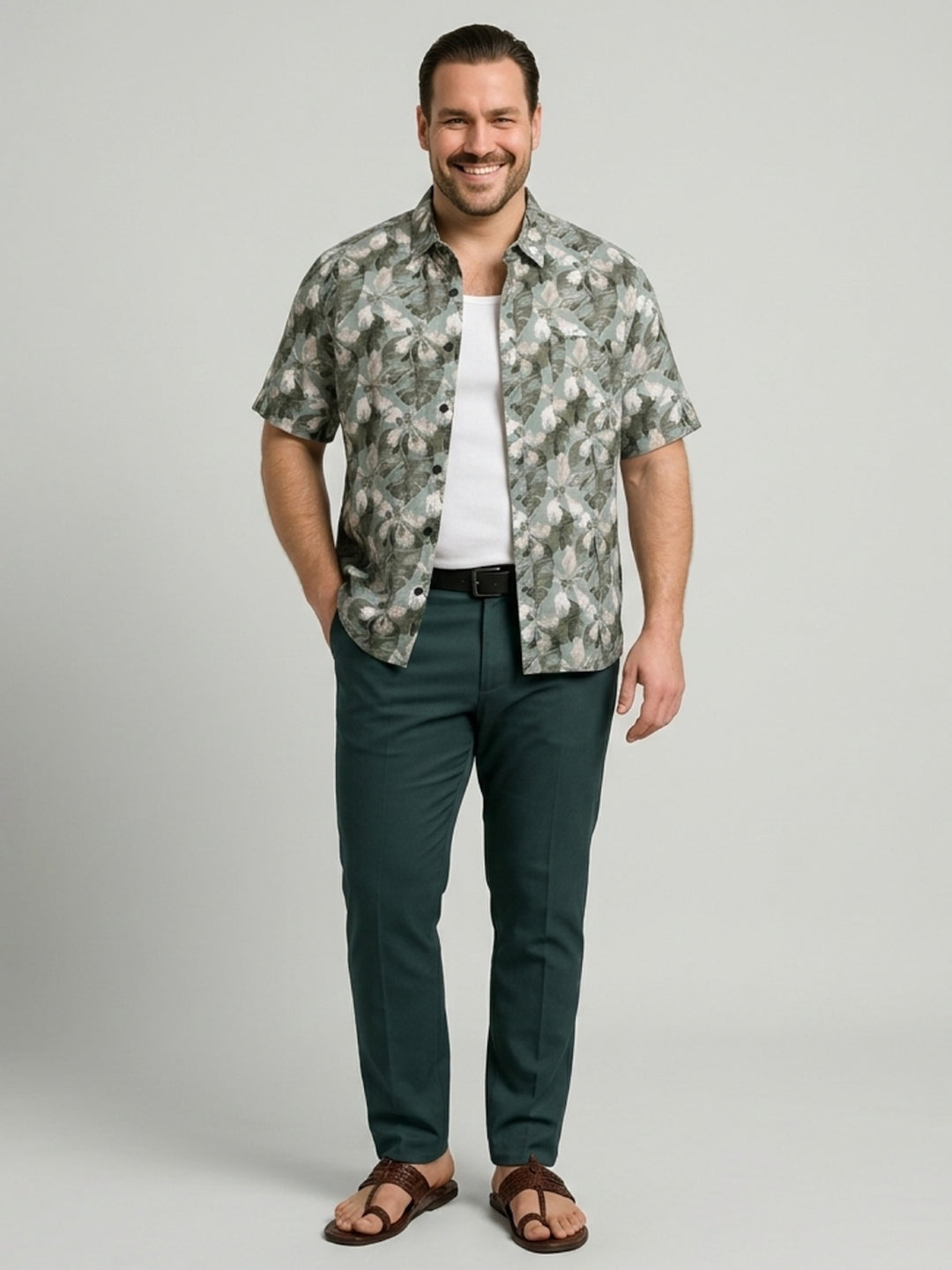 BIG HELLO - THE PLUS LIFE-Men Holiday Shirts