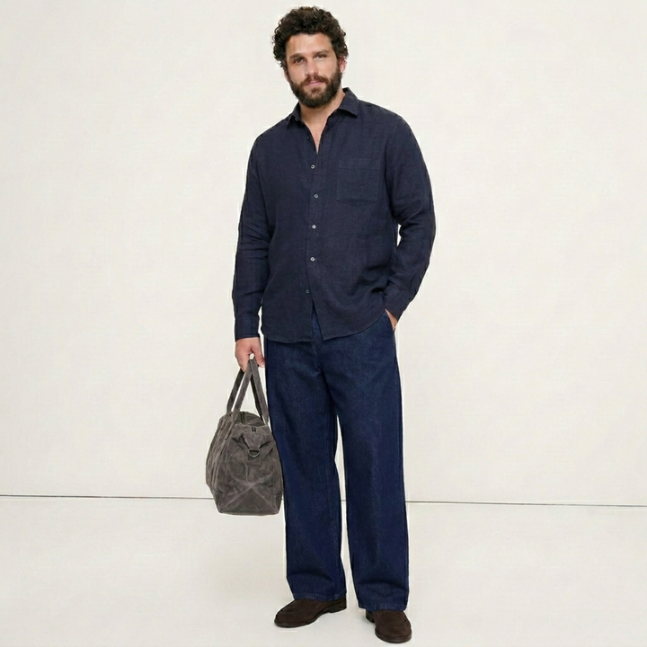 PLUS SIZE MEN’S SOLID SHIRT | XL-7XL