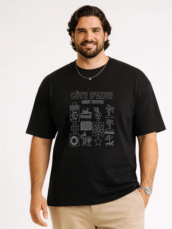 PLUS SIZE GRAPHIC T-SHIRT FOR MEN | XL-7XL