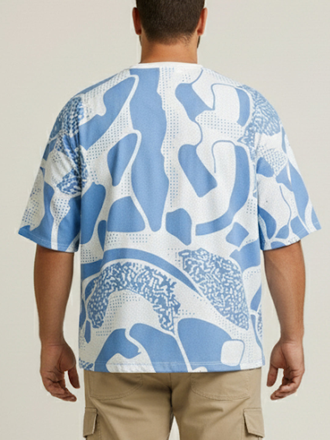 PLUS SIZE  PRINTED HANGOUT T-SHIRT FOR MEN | XL-7XL