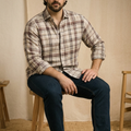 PLUS SIZE MEN CHECK SHIRT| XL-7XL