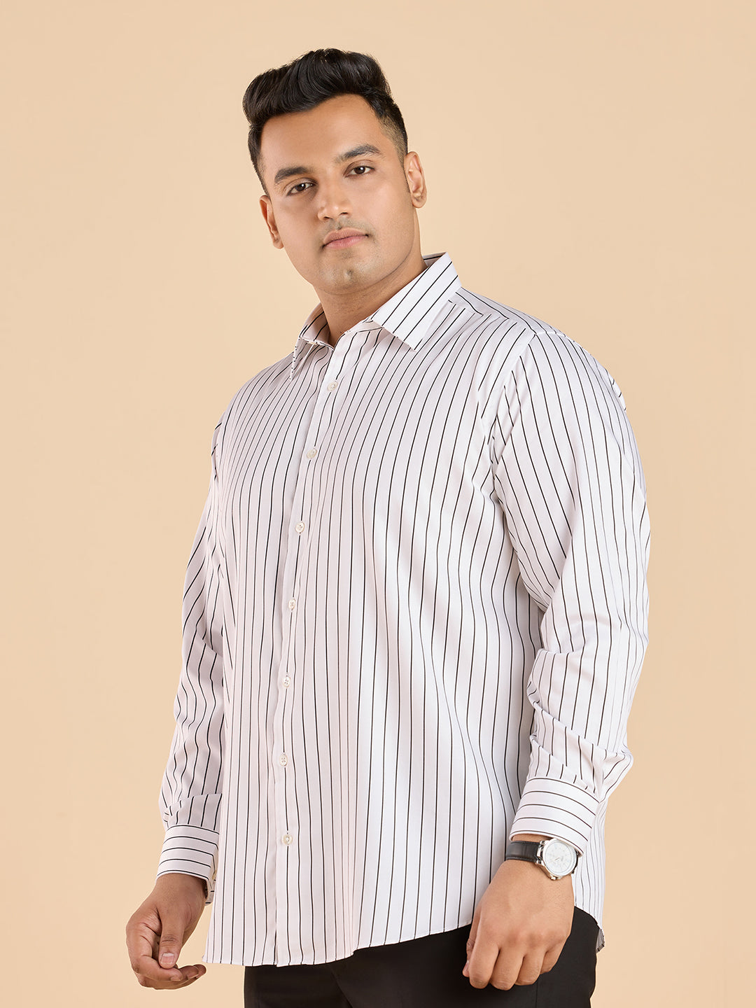 Sophisticated Supima Cotton Stripe Shirt