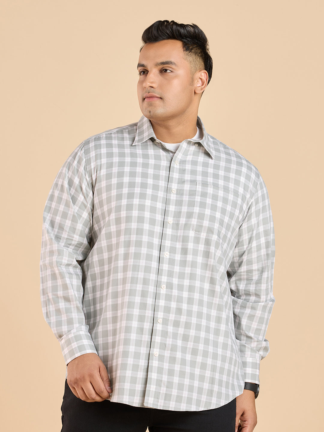 Egyptian Giza Cotton Check Shirt