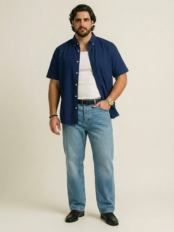 BIG HELLO - THE PLUS LIFE-Men Holiday Shirts