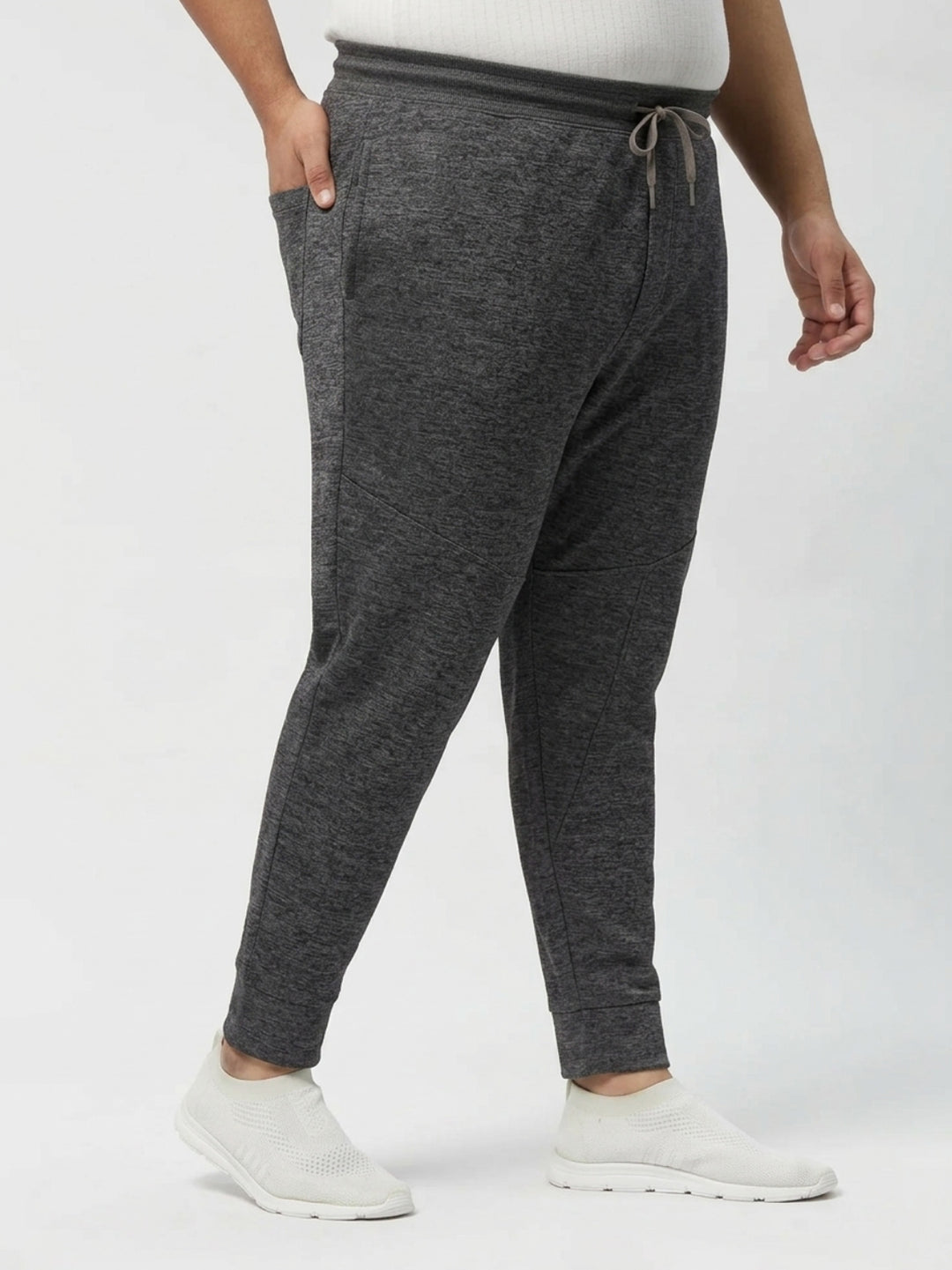 Men Everyday Solid Knit Jogger | XL-7XL