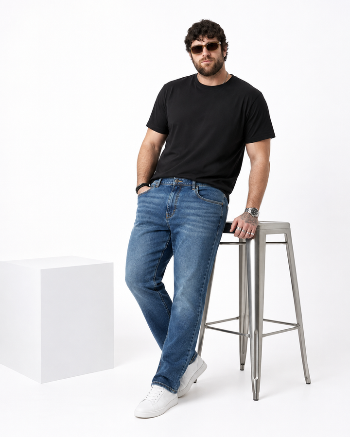 PLUS SIZE MEN’S DENIM JEAN ZACH FIT | XL-7XL
