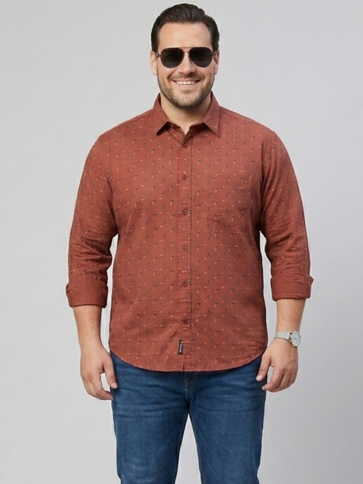 PLUS SIZE MEN PRINTED SHIRT FOR MEN | XL-7XL