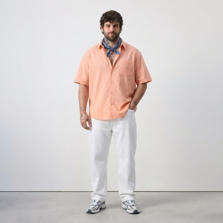 PLUS SIZE MEN’S SOLID SHIRT | XL-7XL