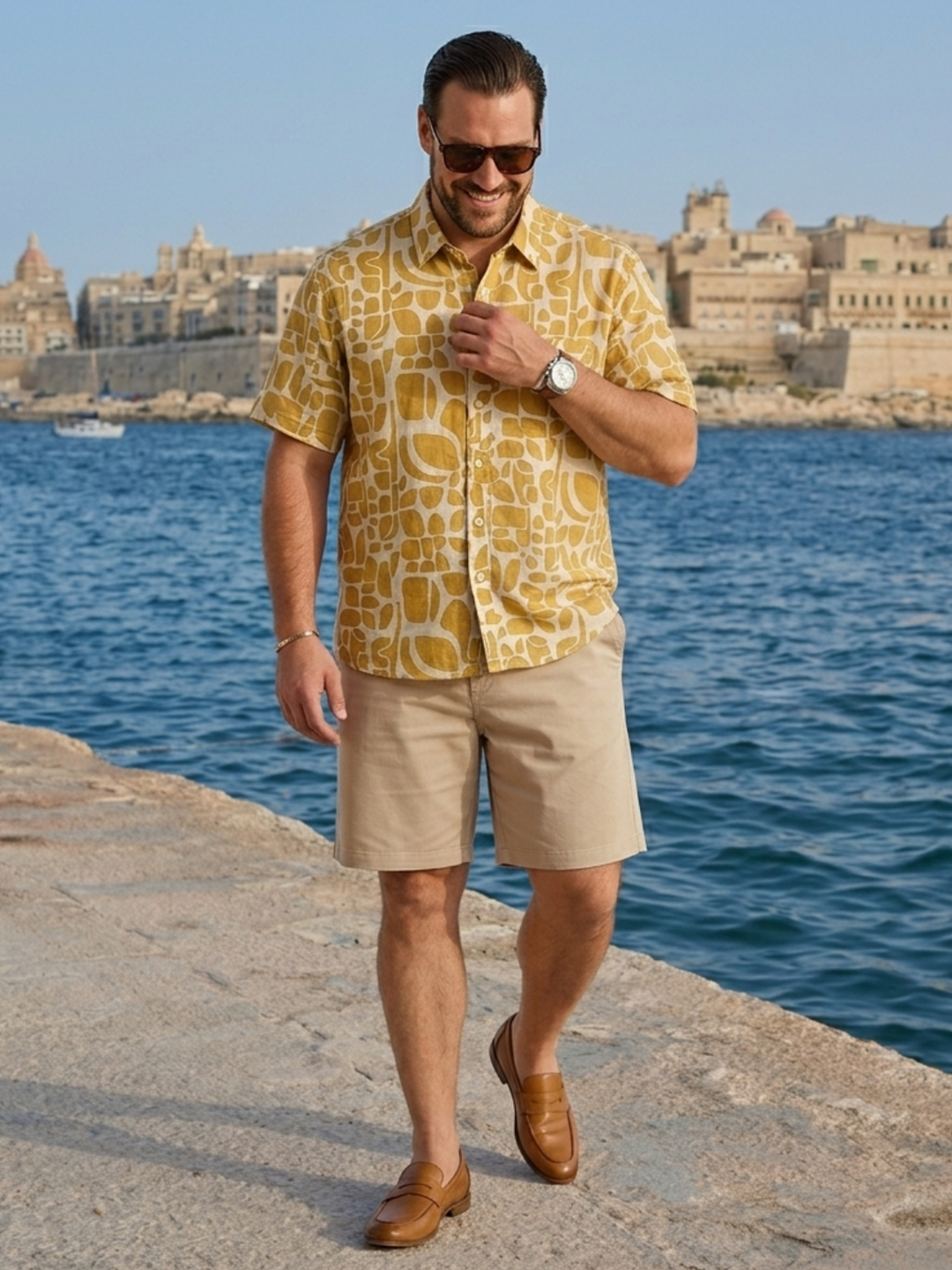 PLUS SIZE MEN PRINTED SHIRT FOR MEN | XL-7XL