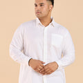 Plus Size Urbanease Twill Stretch Shirt | XL-7XL