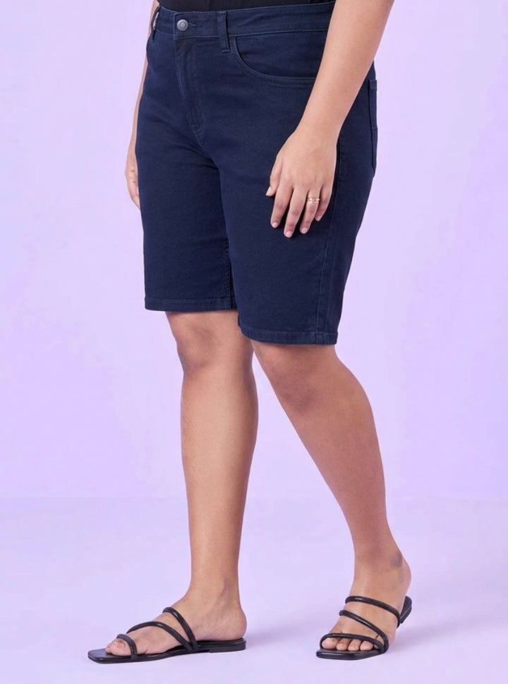 Denim Stretch Shorts | XL-7XL
