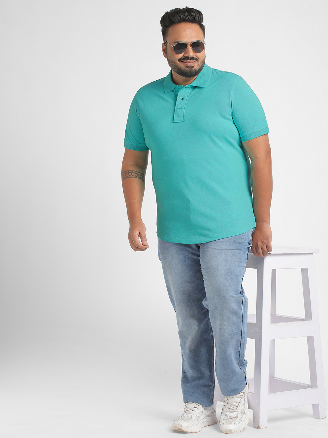 BIG HELLO I PLUS SIZE CHROMALUX EVERYDAY PIQUE POLO | XL-7XL