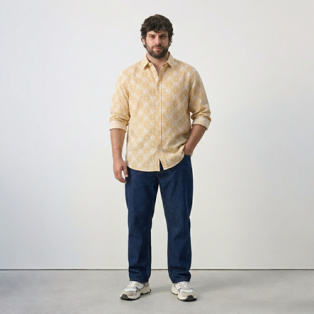 PLUS SIZE MEN’S PRINTED SHIRT | XL-7XL
