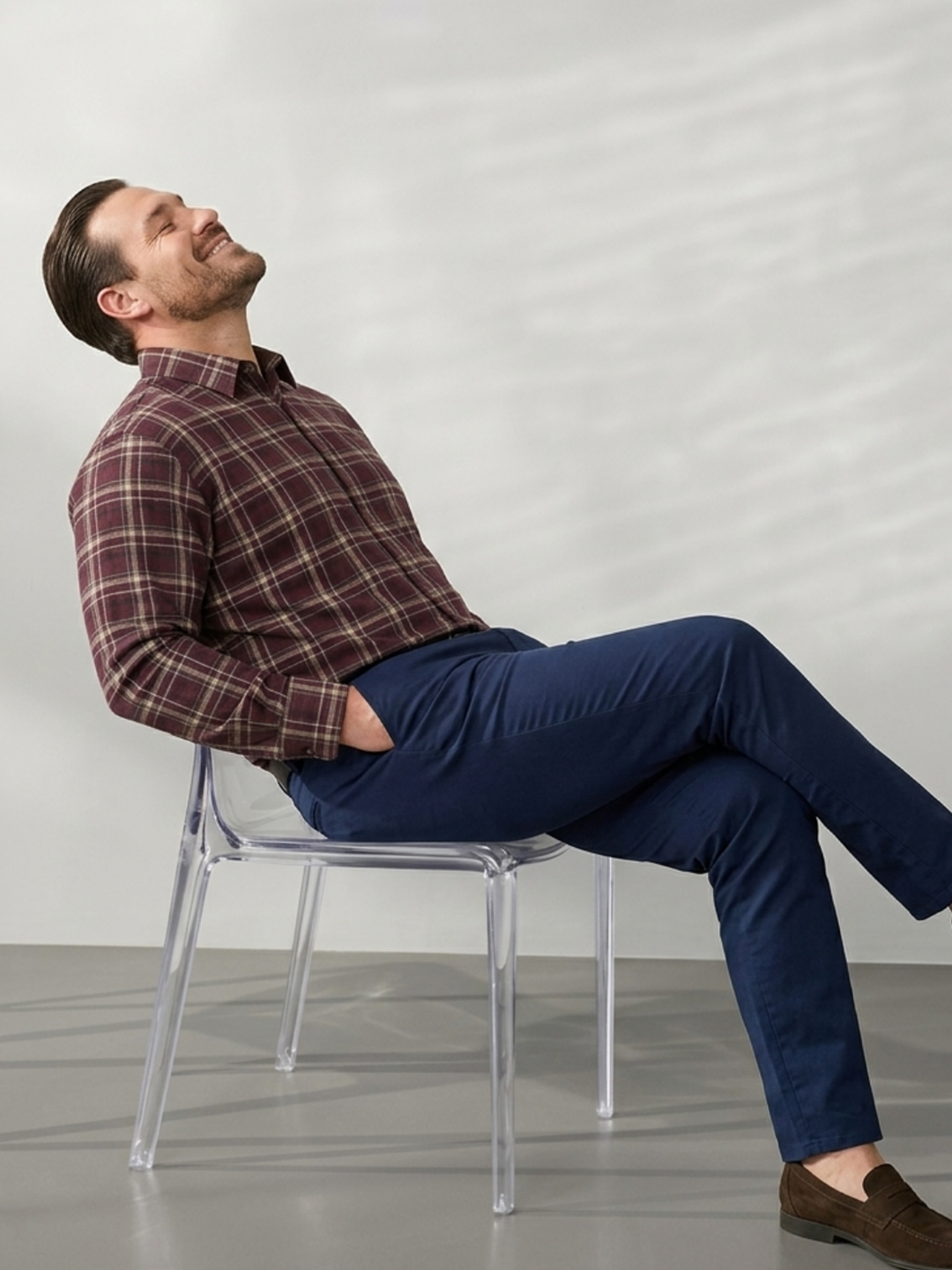 PLUS SIZE MEN CHECK SHIRT| XL-7XL