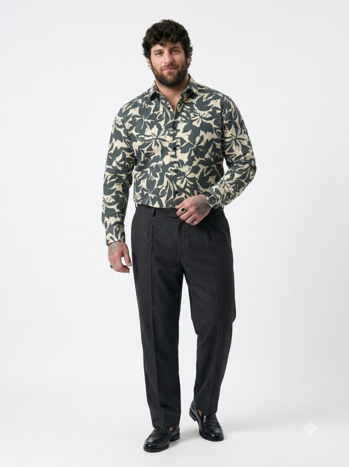 PLUS SIZE PRINTED SHIRT FOR MEN | XL-7XL