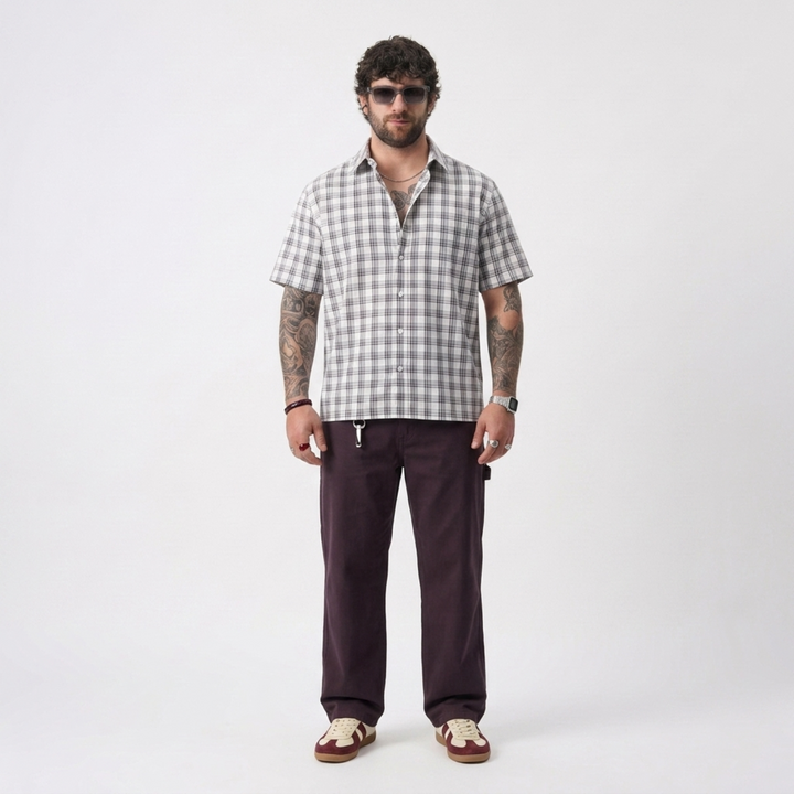 PLUS SIZE MEN’S CHECK SHIRT | XL-7XL