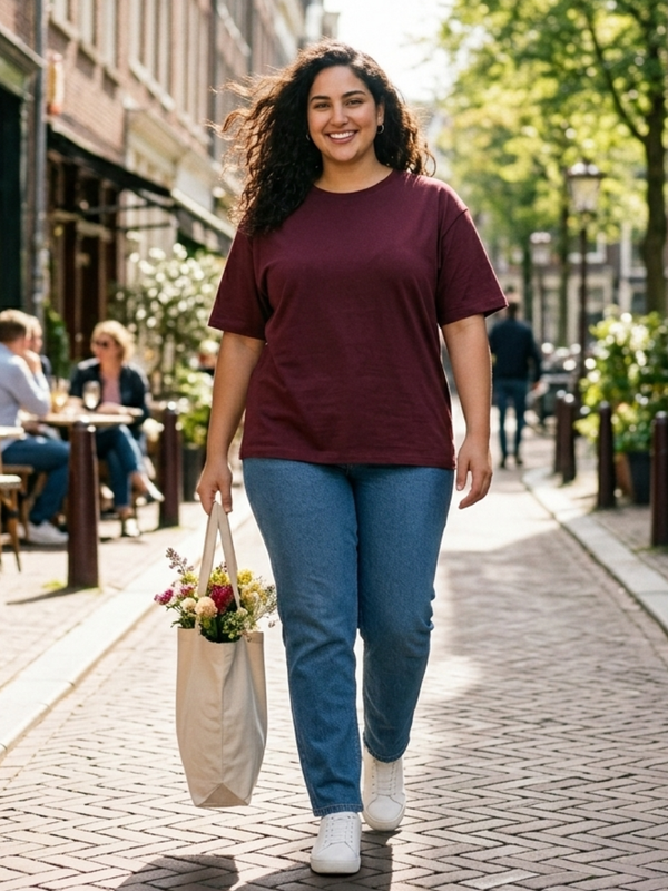BIG HELLO - THE PLUS LIFE-Womens T-Shirt - Essential