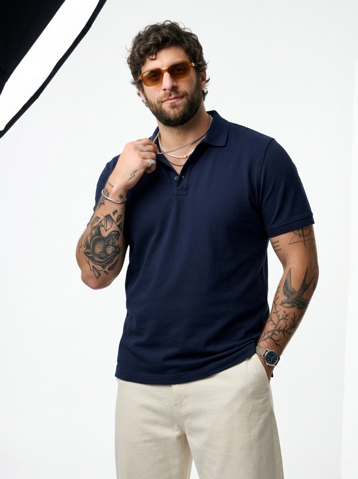 PLUS SIZE MEN SMART POLO | XL-7XL