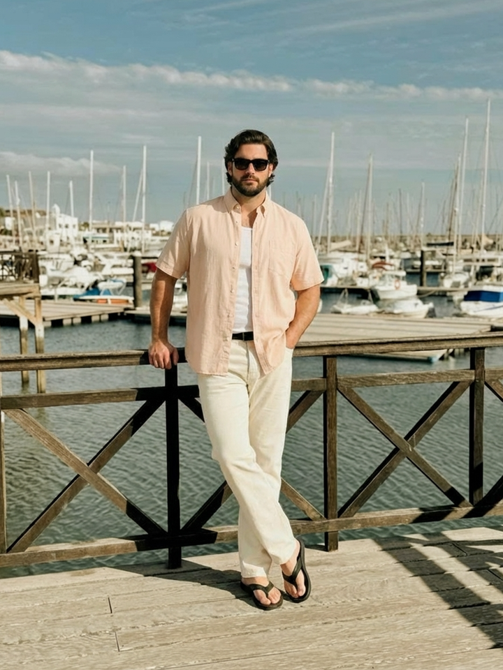 BIG HELLO - THE PLUS LIFE-Men Holiday Shirts