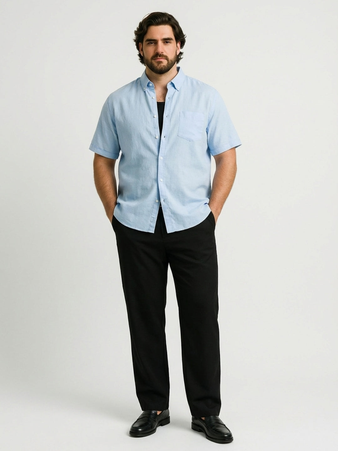 BIG HELLO - THE PLUS LIFE-Men Holiday Shirts