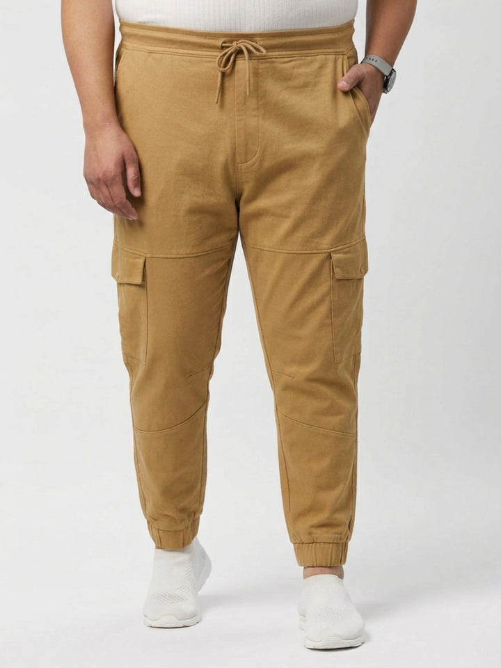 Men Everyday Solid Knit Jogger | XL-7XL