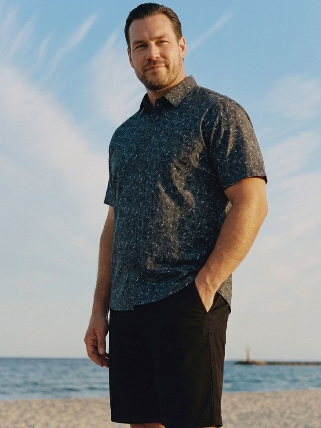 PLUS SIZE PRINTED SHIRT FOR MEN | XL-7XL