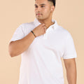 Plus Size Premium Solid Stretch Polo T-Shirt | XL-7XL